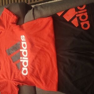 Adidas Bold Red and Black Logo Set